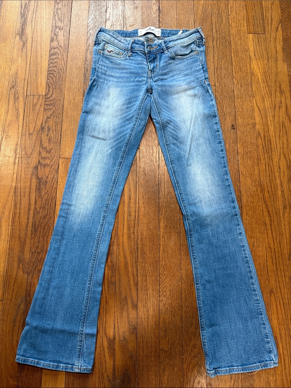 Hollister Medium Blue Flared Jeans